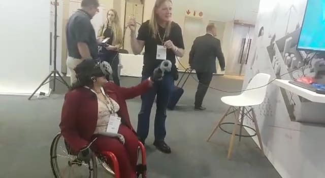 Virtual reality for the physical disabled
